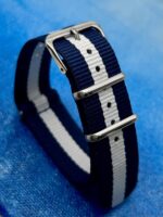 Correa NATO azul y blanco