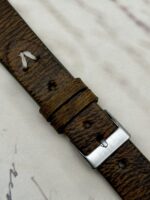 Correa Vintage de Cuero Estriado amarilla - Imagen 3