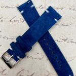 Correa Vintage de Gamuza azul