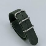 Correa NATO de Cuero Relojes Club verde