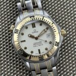 Omega Seamaster Diver 300M Two Tone Mid Size 195.1502, de cuarzo