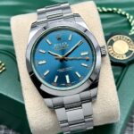 Rolex Oyster Perpetual Milgauss 116400GV dial azul, automático