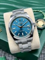 Rolex Oyster Perpetual Milgauss 116400GV dial azul, automático