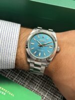 Rolex Oyster Perpetual Milgauss 116400GV dial azul, automático - Imagen 8