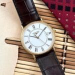 Longines Présence 33 mm White Roman Dial, de cuarzo.