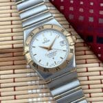 Omega Constellation Manhattan 36 mm Automatic Two Tone Chronometer, automático.