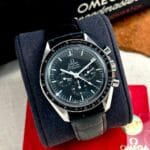 Omega Speedmaster Moonwatch 42 mm Hesalite 1861 FULL SET, a cuerda.