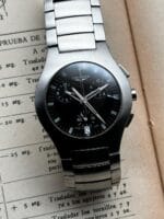 Longines Oposition Chronograph 38 mm Black Dial, de cuarzo.