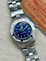 TAG Heuer Professional Exclusive Electric Blue Dial 35 mm WN1212, de cuarzo.