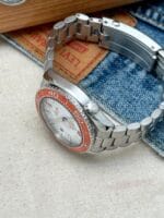 Omega Seamaster Planet Ocean 600M Orange & White 43.5 mm Co-Axial Master Chronometer FULL SET, automático. - Imagen 3