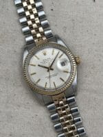 Rolex Datejust 36 mm Two Tone 1601 White Dial, automático.
