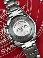 Omega Speedmaster Racing Michael Schumacher "World Champion 2001" 39 mm Carbon Fiber Dial 3519.50.00, automático. - Imagen 3