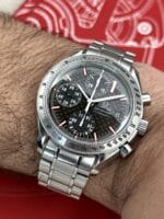 Omega Speedmaster Racing Michael Schumacher "World Champion 2001" 39 mm Carbon Fiber Dial 3519.50.00, automático. - Imagen 7