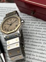RARO Cartier Santos Octagon Two Tone 187902, de cuarzo. - Imagen 2