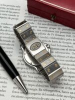 RARO Cartier Santos Octagon Two Tone 187902, de cuarzo. - Imagen 6