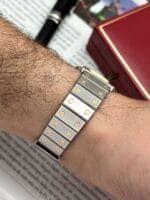 RARO Cartier Santos Octagon Two Tone 187902, de cuarzo. - Imagen 9