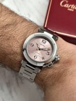 Cartier Pasha C Pink Dial Automatic 35 mm W31075M7, automático. - Imagen 2