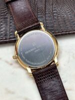 Frederique Constant Slimline Small Seconds White Roman Clous de Paris Dial 36 mm, de cuarzo. - Imagen 6