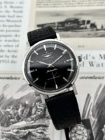Longines Grand Prize Black Dial 1960, automático.