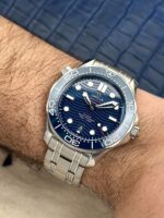 Omega Seamaster Diver 300M Co-Axial Master Chronometer Blue Dial 42 mm, automático. - Imagen 2