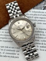 Rolex Datejust "Alpha Hands" 1965 36 mm 1603 Jubilee Engine Turned Bezel, automático.