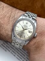 Rolex Datejust "Alpha Hands" 1965 36 mm 1603 Jubilee Engine Turned Bezel, automático. - Imagen 2