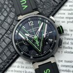 Louis Vuitton Tambour Chronograph Automatique Damier Graphite QA130, automático.