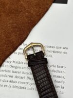 Cartier Tank Vermeil “Burgundy” Small 20 x 28 mm, a cuerda. - Imagen 6