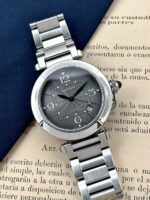 Cartier Pasha 41 mm Automatic Grey Dial, automático.