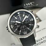 IWC Aquatimer Chronograph 44 mm Black IW376803 FULL SET 2015, automático.