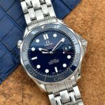 Omega Seamaster Diver 300M Co-Axial 41 mm Blue "No Waves" Dial, automático.