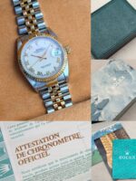 Rolex Datejust Cream Roman Dial 31 mm Two Tone 68273 FULL SET, automático. - Imagen 7