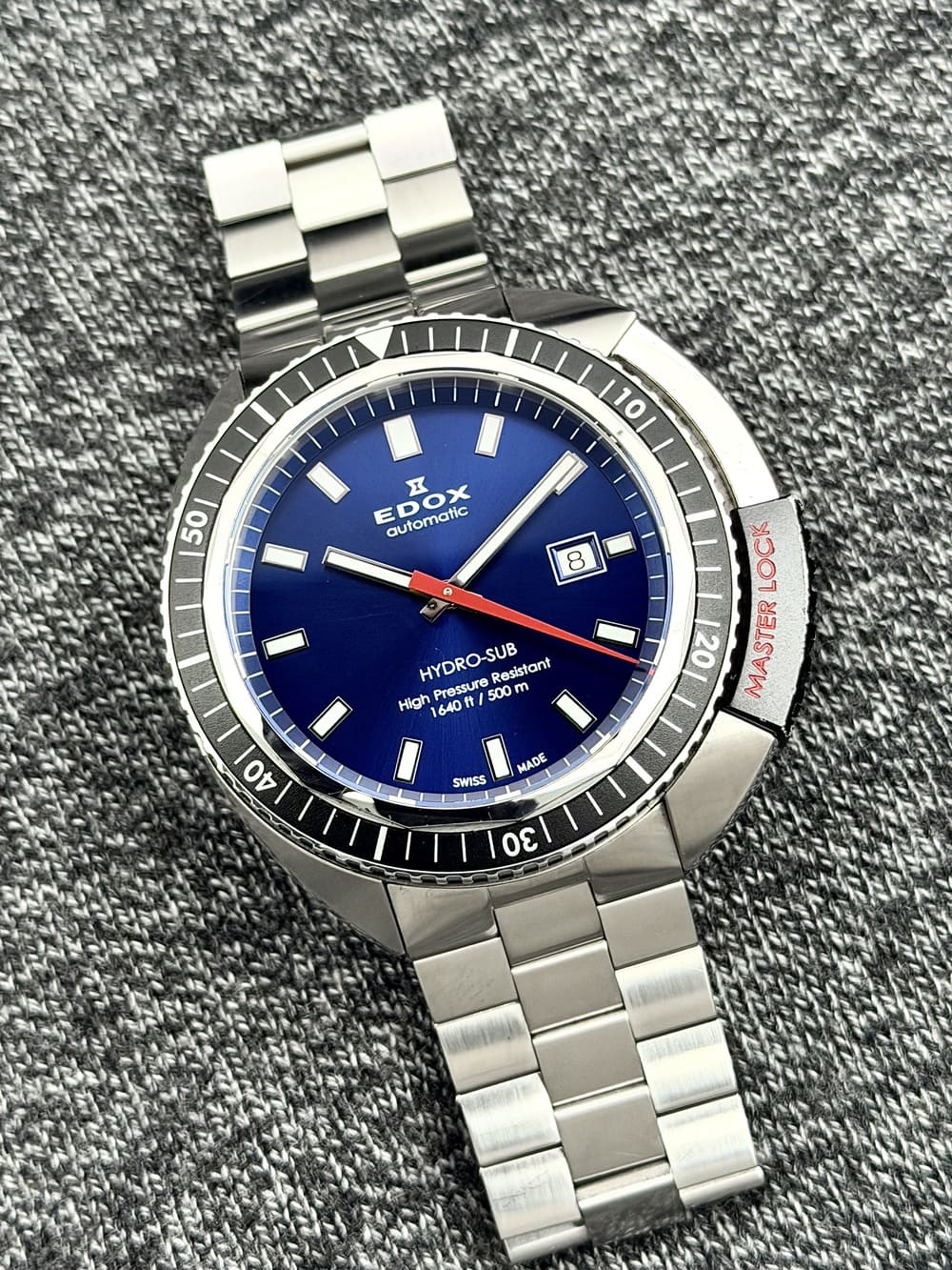 IMG_1646 Edox Hydro-Sub 500M Blue Dial 46 mm, automático. - Imagen 1