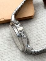 Ebel 1911 "Zenith El Primero" Chronograph Cream Roman Dial 38 mm 9134901, automático. - Imagen 4