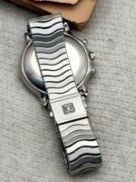 Ebel 1911 "Zenith El Primero" Chronograph Cream Roman Dial 38 mm 9134901, automático. - Imagen 6