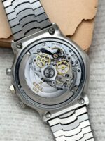 Ebel 1911 "Zenith El Primero" Chronograph Cream Roman Dial 38 mm 9134901, automático. - Imagen 3