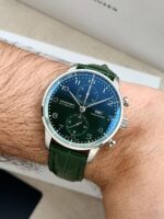 IWC Portugieser Chronograph Green Dial 41 mm IW371615 FULL SET, automático. - Imagen 3