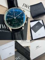 IWC Portugieser Chronograph Green Dial 41 mm IW371615 FULL SET, automático. - Imagen 10