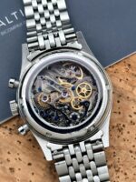 Baltic Bicompax 002 Mechanical Chronograph Blue Dial 38 mm FULL SET, a cuerda. - Imagen 8