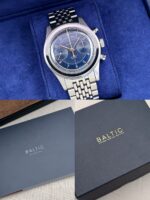 Baltic Bicompax 002 Mechanical Chronograph Blue Dial 38 mm FULL SET, a cuerda. - Imagen 11