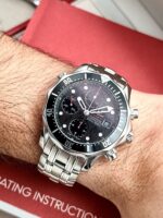 Omega Seamaster Diver 300M Chronograph Chronometer 41.5 mm Black Wave Dial, automático. - Imagen 2