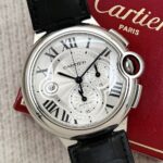 Cartier Ballon Bleu Chronograph 44 mm W6920003, automático.