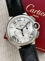 Cartier Ballon Bleu Chronograph 44 mm W6920003, automático.