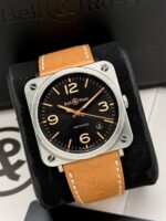 Bell & Ross BR S Golden Heritage Black Dial 39 mm FULL SET, automático.