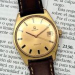 Omega Genève Champagne Dial 35 mm 1972 136.041, a cuerda.