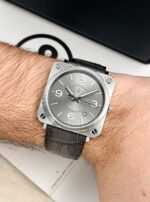 Bell & Ross BR S-92 Aviation Instruments Officer Ruthenium Dial 39 mm, automático. - Imagen 2