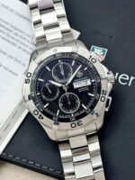 TAG Heuer Aquaracer 300M Calibre 16 Black Dial 43 mm FULL SET 2009, automático.