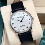 Rolex Cellini Classic White Dial 32 mm 18K White Gold 5116, a cuerda.