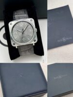 Bell & Ross BR S-92 Aviation Instruments Officer Ruthenium Dial 39 mm, automático. - Imagen 9