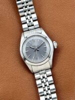 Rolex Oyster Perpetual Grey Dial 26 mm 6718, automático.